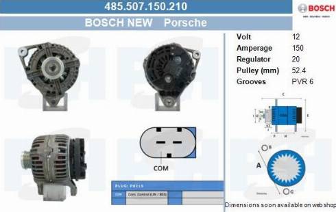 PSH 485.507.150.210 - Laturi inparts.fi