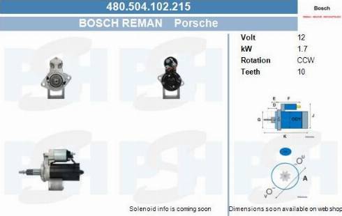 PSH 480.504.102.215 - Käynnistinmoottori inparts.fi