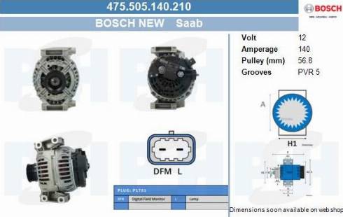 PSH 475.505.140.210 - Laturi inparts.fi