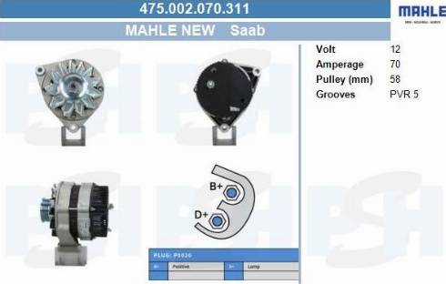 PSH 475.002.070.311 - Laturi inparts.fi