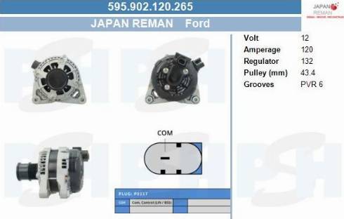 PSH 595.902.120.265 - Laturi inparts.fi