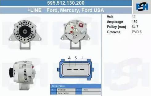 PSH 595.512.130.200 - Laturi inparts.fi