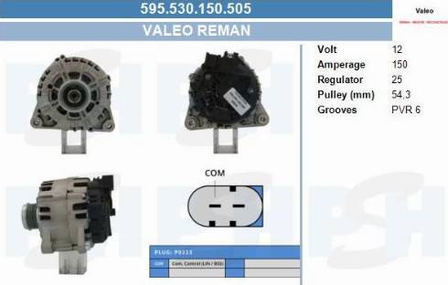 PSH 595.530.150.505 - Laturi inparts.fi