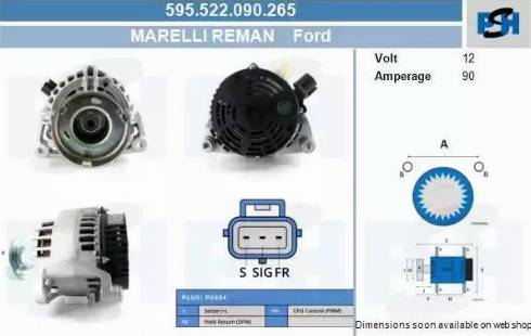 PSH 595.522.090.265 - Laturi inparts.fi