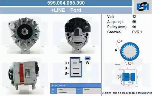 PSH 595.004.065.090 - Laturi inparts.fi