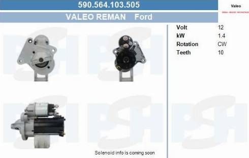 PSH 590.564.103.505 - Käynnistinmoottori inparts.fi