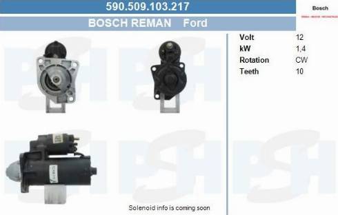 PSH 590.509.103.217 - Käynnistinmoottori inparts.fi