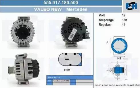 PSH 555.917.180.500 - Laturi inparts.fi