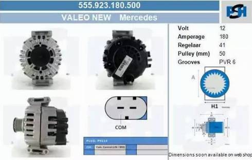 PSH 555.923.180.500 - Laturi inparts.fi