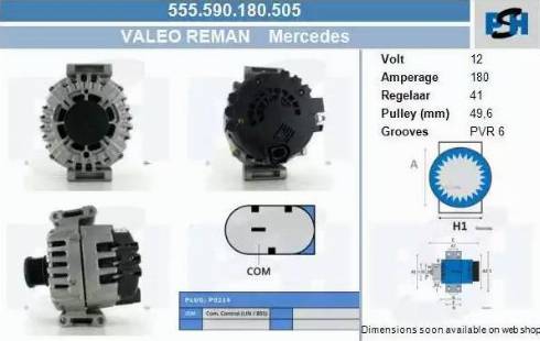 PSH 555.590.180.505 - Laturi inparts.fi