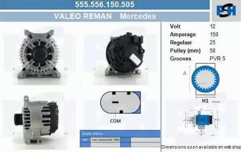 PSH 555.556.150.505 - Laturi inparts.fi