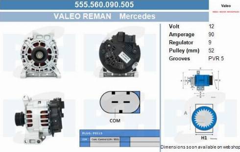 PSH 555.560.090.505 - Laturi inparts.fi