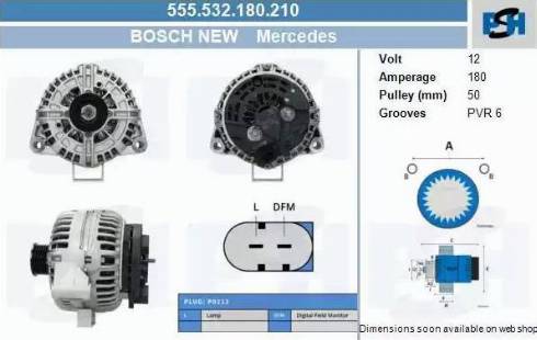 PSH 555.532.180.210 - Laturi inparts.fi