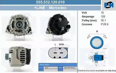 PSH 555.532.120.010 - Laturi inparts.fi