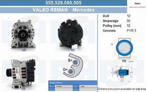 PSH 555.529.090.505 - Laturi inparts.fi