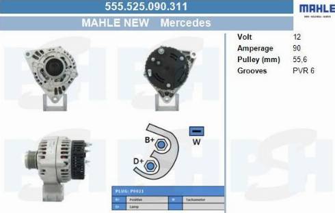 PSH 555.525.090.311 - Laturi inparts.fi