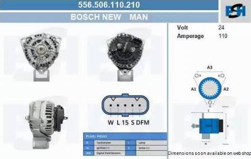 PSH 556.506.110.210 - Laturi inparts.fi