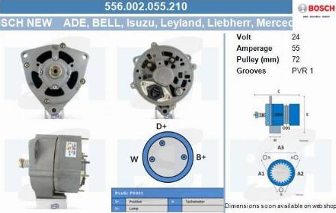 PSH 556.002.055.210 - Laturi inparts.fi