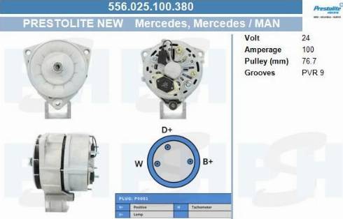 PSH 556.025.100.380 - Laturi inparts.fi