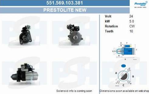 PSH 551.569.103.381 - Käynnistinmoottori inparts.fi
