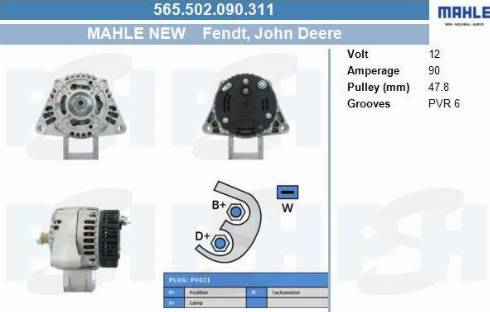 PSH 565.502.090.311 - Laturi inparts.fi