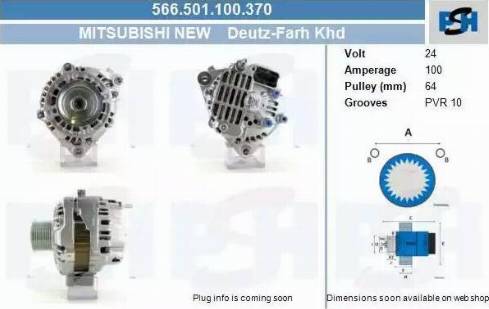 PSH 566.501.100.370 - Laturi inparts.fi