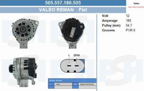 PSH 505.557.180.505 - Laturi inparts.fi