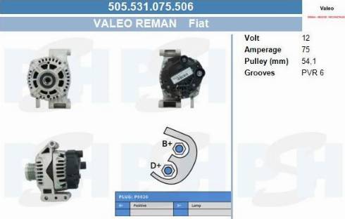 PSH 505.531.075.506 - Laturi inparts.fi