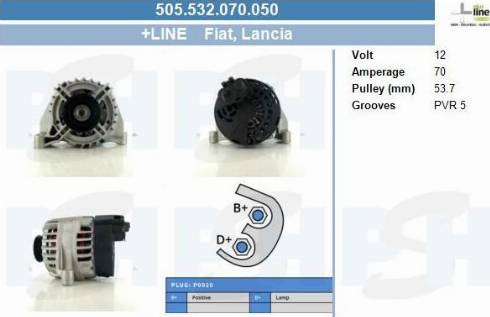 PSH 505.532.070.050 - Laturi inparts.fi