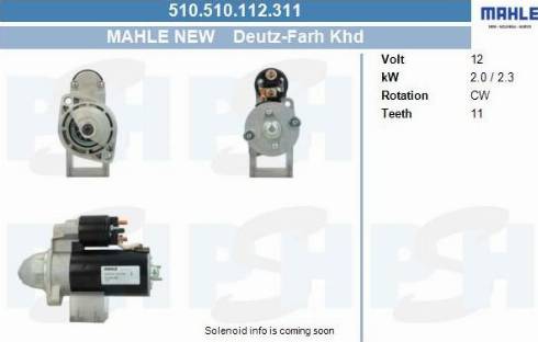 PSH 510.510.112.311 - Käynnistinmoottori inparts.fi