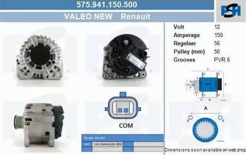 PSH 575.941.150.500 - Laturi inparts.fi