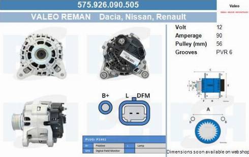 PSH 575.926.090.505 - Laturi inparts.fi