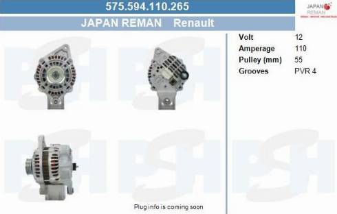 PSH 575.594.110.265 - Laturi inparts.fi