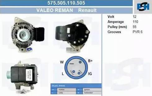 PSH 575.505.110.505 - Laturi inparts.fi