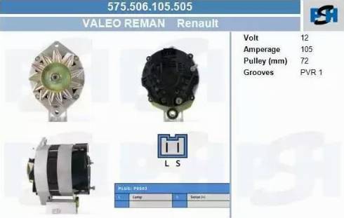 PSH 575.506.105.505 - Laturi inparts.fi