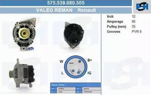 PSH 575.539.080.505 - Laturi inparts.fi