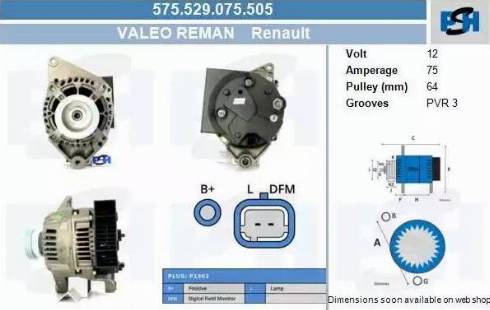 PSH 575.529.075.505 - Laturi inparts.fi