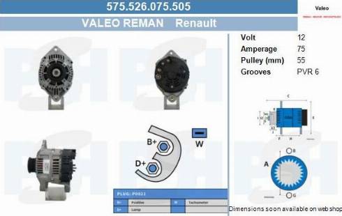 PSH 575.526.075.505 - Laturi inparts.fi