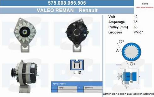 PSH 575.008.065.505 - Laturi inparts.fi