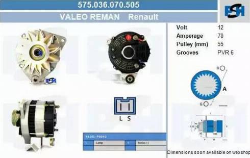 PSH 575.036.070.505 - Laturi inparts.fi