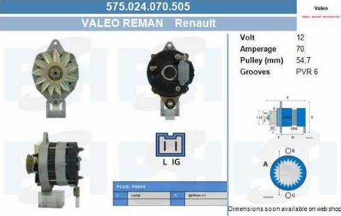 PSH 575.024.070.505 - Laturi inparts.fi