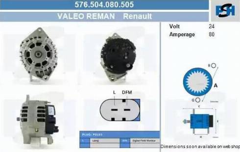 PSH 576.504.080.505 - Laturi inparts.fi