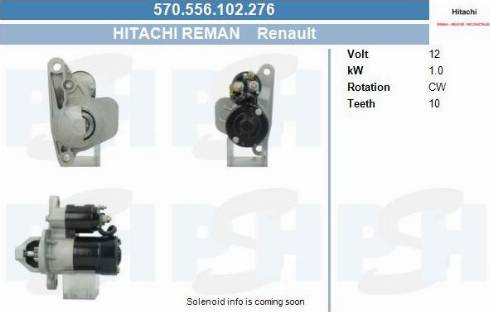 PSH 570.556.102.276 - Käynnistinmoottori inparts.fi