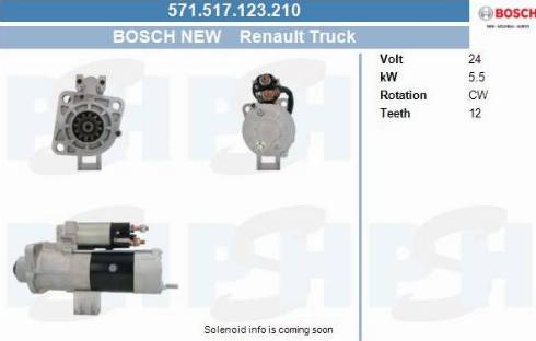 PSH 571.517.123.210 - Käynnistinmoottori inparts.fi
