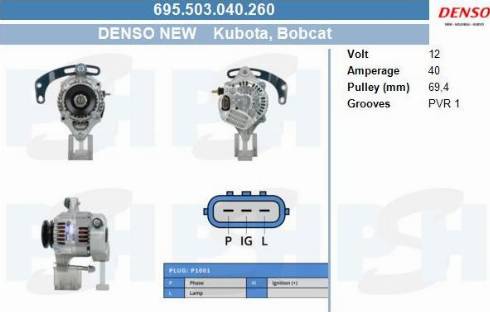 PSH 695.503.040.260 - Laturi inparts.fi