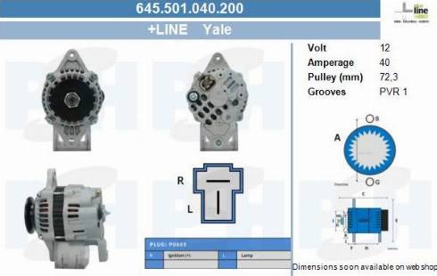 PSH 645.501.040.200 - Laturi inparts.fi