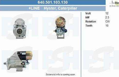 PSH 640.501.103.130 - Käynnistinmoottori inparts.fi