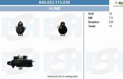 PSH 640.053.113.030 - Käynnistinmoottori inparts.fi