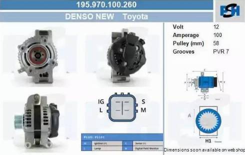 PSH 195.970.100.260 - Laturi inparts.fi