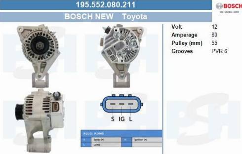 PSH 195.552.080.211 - Laturi inparts.fi